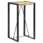 vidaXL Bartisch 60 x 60 x 110 cm Massivholz Mango vidaXL Bartisch 60 x 60 x 110 cm Massivholz Mango