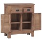 vidaXL Sideboard 65×30×75 cm Teak Massivholz vidaXL Sideboard 65×30×75 cm Teak Massivholz
