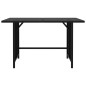 vidaXL Garten-Esstisch Schwarz 110x70x65 cm Poly Rattan vidaXL Garten-Esstisch Schwarz 110x70x65 cm Poly Rattan