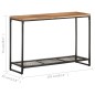 vidaXL Konsolentisch 110x35x75 cm Akazie Massivholz vidaXL Konsolentisch 110x35x75 cm Akazie Massivholz