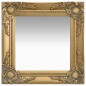 vidaXL Wandspiegel im Barock-Stil 40x40 cm Golden vidaXL Wandspiegel im Barock-Stil 40x40 cm Golden