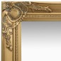 vidaXL Wandspiegel im Barock-Stil 40x40 cm Golden vidaXL Wandspiegel im Barock-Stil 40x40 cm Golden