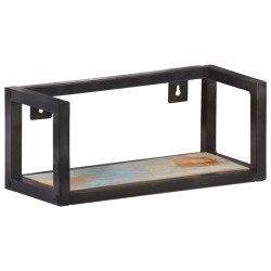 vidaXL Wandregale 2 Stk. 40 cm Altholz Massiv
