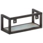 vidaXL Wandregale 2 Stk. 40 cm Altholz Massiv vidaXL Wandregale 2 Stk. 40 cm Altholz Massiv