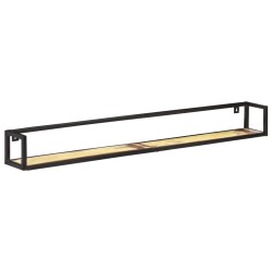 vidaXL Wandregale 2 Stk. 160 cm Altholz Massiv