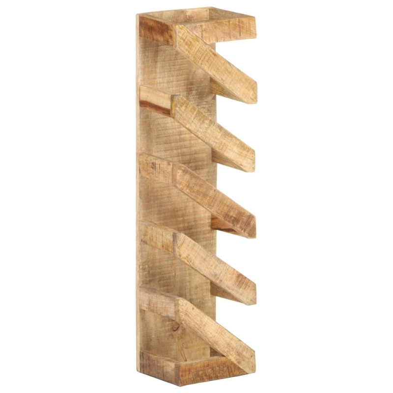 vidaXL Weinregal für 5 Flaschen Mango Massivholz vidaXL Weinregal für 5 Flaschen Mango Massivholz