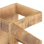 vidaXL Weinregal für 5 Flaschen Mango Massivholz vidaXL Weinregal für 5 Flaschen Mango Massivholz