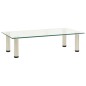 vidaXL TV-Tisch Transparent 60x35x17 cm Hartglas vidaXL TV-Tisch Transparent 60x35x17 cm Hartglas