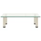 vidaXL TV-Tisch Transparent 60x35x17 cm Hartglas vidaXL TV-Tisch Transparent 60x35x17 cm Hartglas