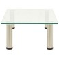 vidaXL TV-Tisch Transparent 60x35x17 cm Hartglas vidaXL TV-Tisch Transparent 60x35x17 cm Hartglas