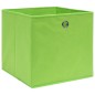 vidaXL Aufbewahrungsboxen 10 Stk. Vliesstoff 28x28x28 cm Grün vidaXL Aufbewahrungsboxen 10 Stk. Vliesstoff 28x28x28 cm Grün