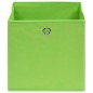 vidaXL Aufbewahrungsboxen 10 Stk. Vliesstoff 28x28x28 cm Grün vidaXL Aufbewahrungsboxen 10 Stk. Vliesstoff 28x28x28 cm Grün