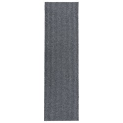vidaXL Schmutzfangläufer Grau 100x400 cm
