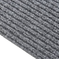 vidaXL Schmutzfangläufer Grau 100x400 cm