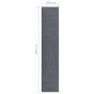 vidaXL Schmutzfangläufer 100x500 cm Grau vidaXL Schmutzfangläufer 100x500 cm Grau