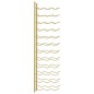vidaXL Wand-Weinregal für 36 Flaschen Golden Eisen vidaXL Wand-Weinregal für 36 Flaschen Golden Eisen