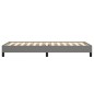 Bettgestell Dunkelgrau 90x200 cm Stoff Bettgestell Dunkelgrau 90x200 cm Stoff
