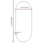 vidaXL Wandspiegel Golden 45x100 cm Oval vidaXL Wandspiegel Golden 45x100 cm Oval