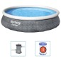 Bestway Fast Set Pool-Set mit Pumpe Aufblasbar 396x84 cm Bestway Fast Set Pool-Set mit Pumpe Aufblasbar 396x84 cm