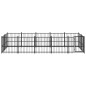 vidaXL Outdoor-Hundezwinger Stahl 9,38 m² vidaXL Outdoor-Hundezwinger Stahl 9,38 m²