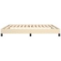 Bettgestell Creme 160x200 cm Stoff Bettgestell Creme 160x200 cm Stoff