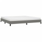Bettgestell Dunkelgrau 200x200 cm Stoff Bettgestell Dunkelgrau 200x200 cm Stoff