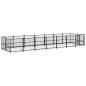 vidaXL Outdoor-Hundezwinger Stahl 13,14 m² vidaXL Outdoor-Hundezwinger Stahl 13,14 m²