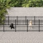 vidaXL Outdoor-Hundezwinger Stahl 19,76 m² vidaXL Outdoor-Hundezwinger Stahl 19,76 m²