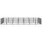 vidaXL Outdoor-Hundezwinger Stahl 19,76 m² vidaXL Outdoor-Hundezwinger Stahl 19,76 m²