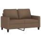 vidaXL 2-Sitzer-Sofa Braun 120 cm Stoff vidaXL 2-Sitzer-Sofa Braun 120 cm Stoff