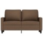 vidaXL 2-Sitzer-Sofa Braun 120 cm Stoff vidaXL 2-Sitzer-Sofa Braun 120 cm Stoff