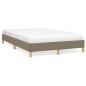 vidaXL Bettgestell Taupe 120x200 cm Stoff vidaXL Bettgestell Taupe 120x200 cm Stoff