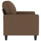 vidaXL 2-Sitzer-Sofa Braun 120 cm Stoff vidaXL 2-Sitzer-Sofa Braun 120 cm Stoff