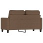 vidaXL 2-Sitzer-Sofa Braun 120 cm Stoff vidaXL 2-Sitzer-Sofa Braun 120 cm Stoff