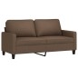 vidaXL 2-Sitzer-Sofa Braun 140 cm Stoff vidaXL 2-Sitzer-Sofa Braun 140 cm Stoff