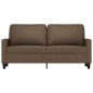 vidaXL 2-Sitzer-Sofa Braun 140 cm Stoff vidaXL 2-Sitzer-Sofa Braun 140 cm Stoff