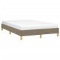 vidaXL Bettgestell Taupe 120x200 cm Stoff vidaXL Bettgestell Taupe 120x200 cm Stoff