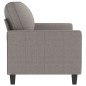 vidaXL 2-Sitzer-Sofa Taupe 140 cm Stoff vidaXL 2-Sitzer-Sofa Taupe 140 cm Stoff