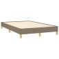 vidaXL Bettgestell Taupe 120x200 cm Stoff vidaXL Bettgestell Taupe 120x200 cm Stoff