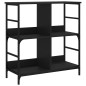 vidaXL Bücherregal Schwarz 78,5x33x82 cm Holzwerkstoff vidaXL Bücherregal Schwarz 78,5x33x82 cm Holzwerkstoff