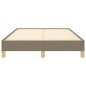 vidaXL Bettgestell Taupe 120x200 cm Stoff vidaXL Bettgestell Taupe 120x200 cm Stoff