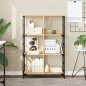 vidaXL Bücherregal Sonoma-Eiche 78,5x33x117,5 cm Holzwerkstoff vidaXL Bücherregal Sonoma-Eiche 78,5x33x117,5 cm Holzwerkstoff