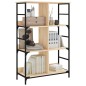 vidaXL Bücherregal Sonoma-Eiche 78,5x33x117,5 cm Holzwerkstoff vidaXL Bücherregal Sonoma-Eiche 78,5x33x117,5 cm Holzwerkstoff