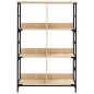 vidaXL Bücherregal Sonoma-Eiche 78,5x33x117,5 cm Holzwerkstoff vidaXL Bücherregal Sonoma-Eiche 78,5x33x117,5 cm Holzwerkstoff