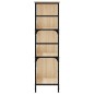 vidaXL Bücherregal Sonoma-Eiche 78,5x33x117,5 cm Holzwerkstoff vidaXL Bücherregal Sonoma-Eiche 78,5x33x117,5 cm Holzwerkstoff