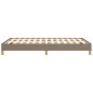 vidaXL Bettgestell Taupe 120x200 cm Stoff vidaXL Bettgestell Taupe 120x200 cm Stoff