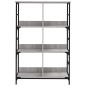 vidaXL Bücherregal Grau Sonoma 78,5x33x117,5 cm Holzwerkstoff vidaXL Bücherregal Grau Sonoma 78,5x33x117,5 cm Holzwerkstoff