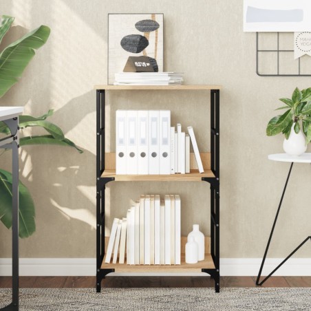 vidaXL Bücherregal Sonoma-Eiche 50x33x82 cm Holzwerkstoff