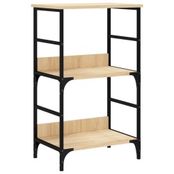 vidaXL Bücherregal Sonoma-Eiche 50x33x82 cm Holzwerkstoff