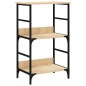 vidaXL Bücherregal Sonoma-Eiche 50x33x82 cm Holzwerkstoff vidaXL Bücherregal Sonoma-Eiche 50x33x82 cm Holzwerkstoff